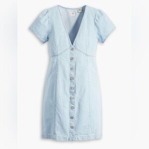 Levi's Erin Denim Revolve Mini Dress y2k